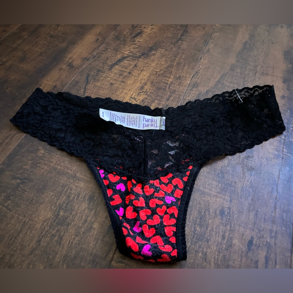 Hanky Panky Low Rise Hearts Thong